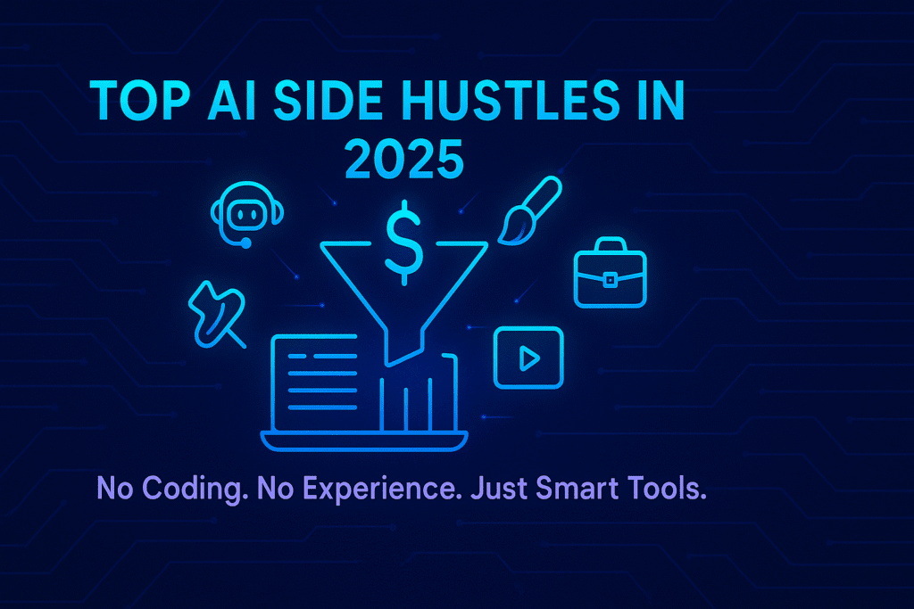AI side hustles 2025 no coding required